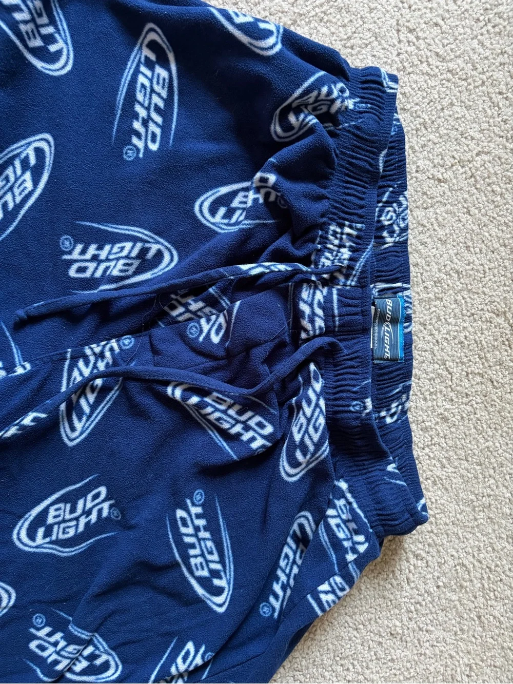 Bud Light Logo Men’s Navy Lounge Joggers